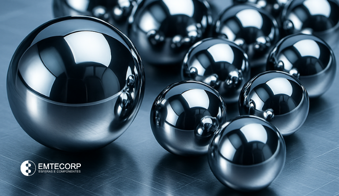 Esferas Cromadas: O Que São, Vantagens, Aplicações e Por Que Escolher as Esferas de Aço Cromo da Emtecorp