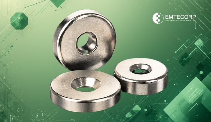 Ímã de Neodímio com Furo: Vantagens, Aplicações e Por que Comprar com a Emtecorp