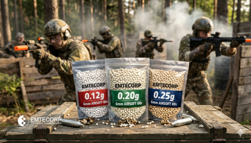 BBs 6mm para Airsoft: Como Escolher a Gramatura Ideal e Por que Comprar com a Emtecorp