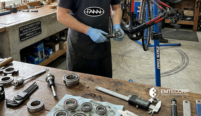 Manutenção de Rolamentos de Bicicleta: Como Cuidar de Cubos, Central e Direção com Esferas Emtecorp e Rolamentos FANN